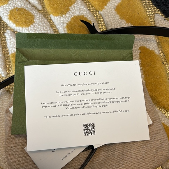 Gucci Leather belt with torchon Double G buckle in original box size 100 - Picture 12 of 13